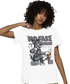 Jordan 12 Retro Stealth Unisex Shirt Fake Friend Cat And Mouse, Shirt To Match Sneaker