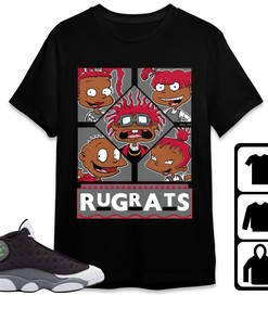 Jordan 13 Black Flint Unisex Shirt 90s TV Style, Shirt To Match Sneaker