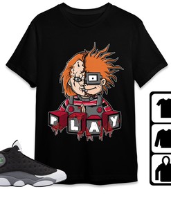 Jordan 13 Black Flint Unisex Shirt Chucky, Shirt To Match Sneaker