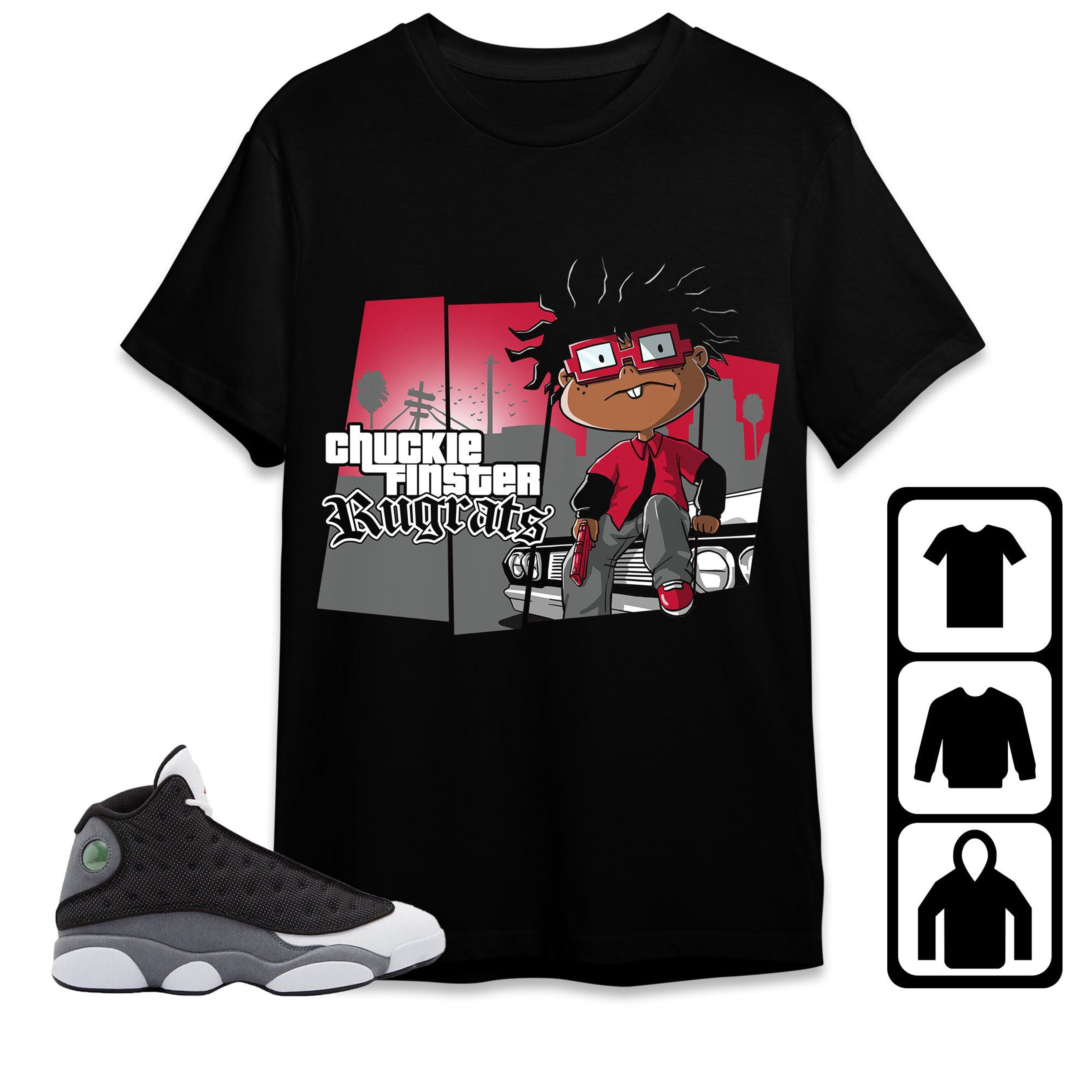 Jordan 13 Black Flint Unisex Shirt GTA, Shirt To Match Sneaker