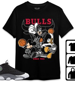 Jordan 13 Black Flint Unisex Shirt, Hoodie Sweatshirt Disney Basketball, Shirt To Match Sneaker
