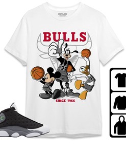 Jordan 13 Black Flint Unisex Shirt, Hoodie Sweatshirt Disney Basketball, Shirt To Match Sneaker