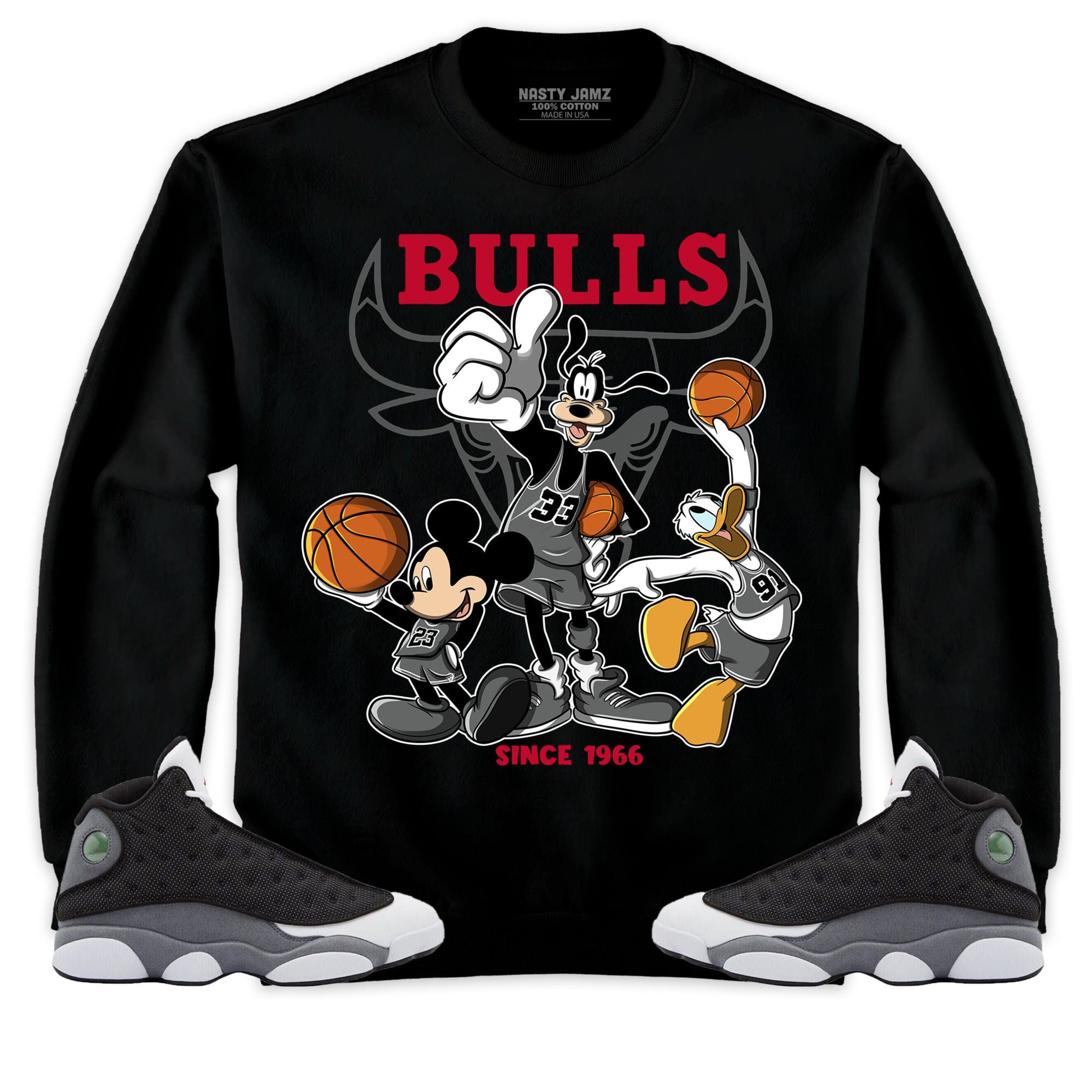 Jordan 13 Black Flint Unisex Shirt, Hoodie Sweatshirt Disney Basketball, Shirt To Match Sneaker