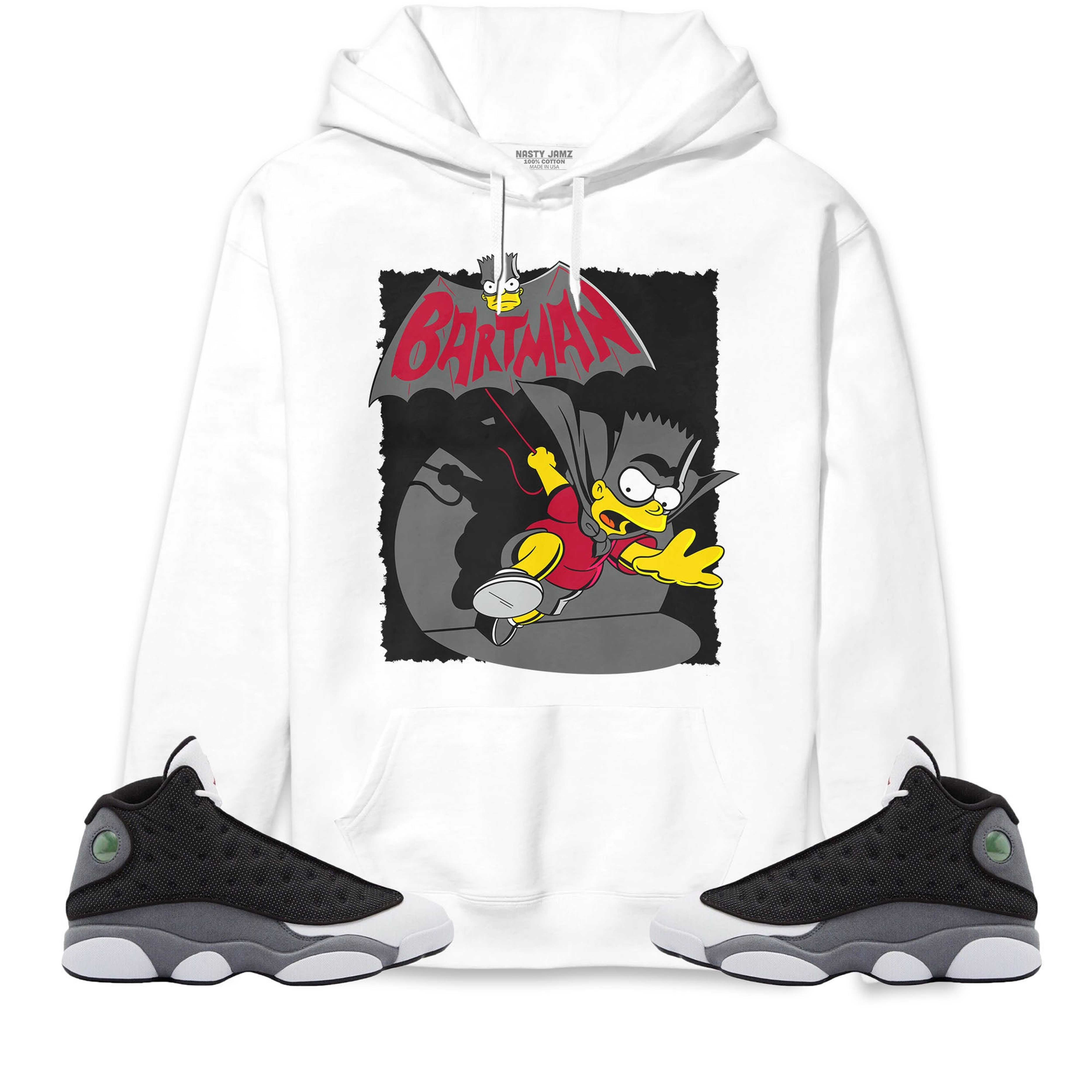 Jordan 13 Black Flint Unisex Sweatshirt, Hoodie Shirts Bartman Simpson, Shirt To Match Sneaker