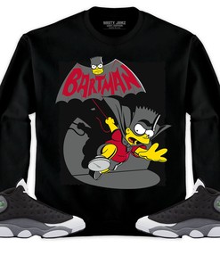 Jordan 13 Black Flint Unisex Sweatshirt, Hoodie Shirts Bartman Simpson, Shirt To Match Sneaker