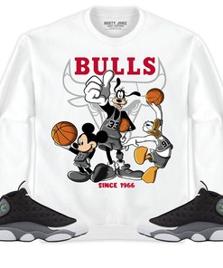 Jordan 13 Black Flint Unisex Sweatshirt, Hoodie Shirts Disney Basketball, Shirt To Match Sneaker