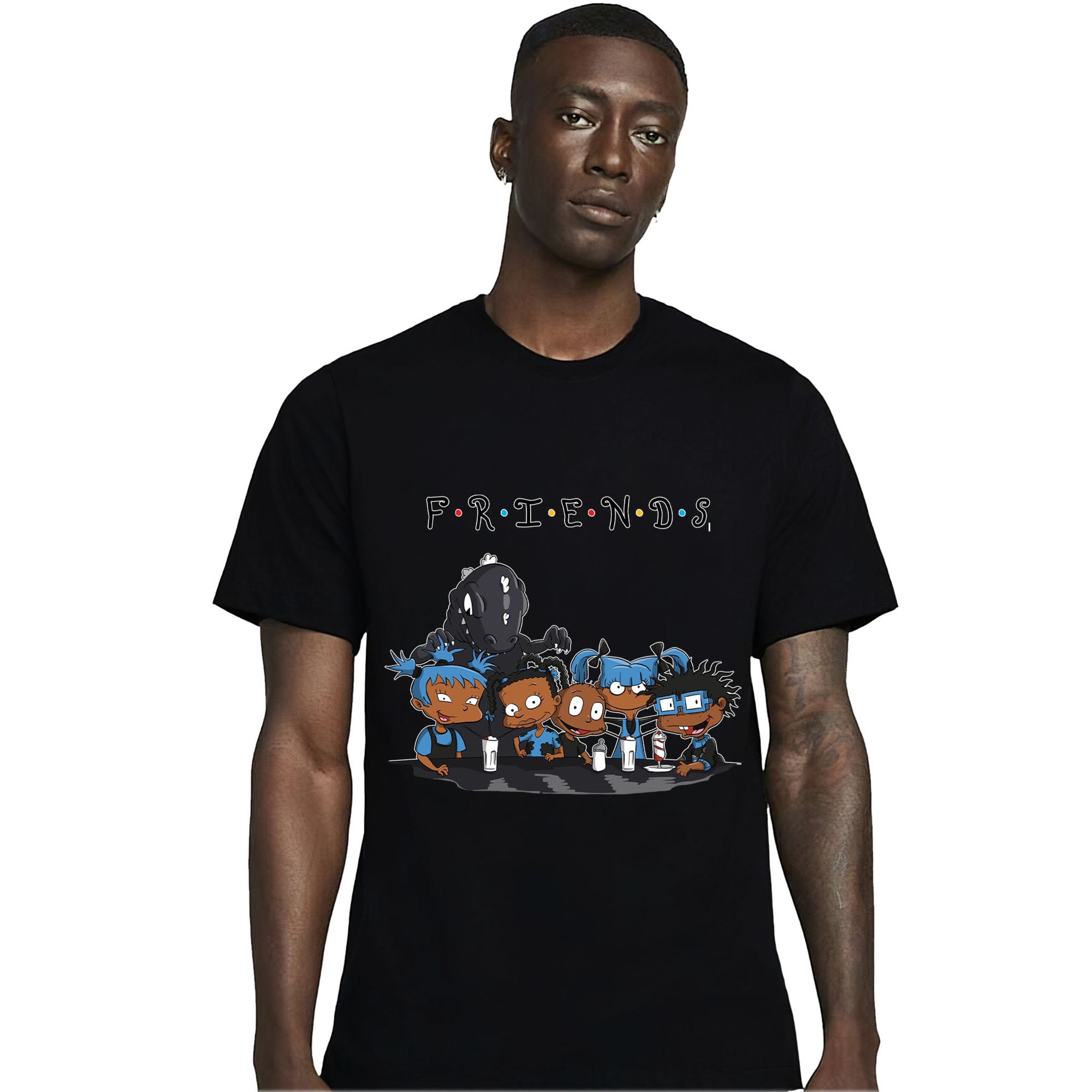 Jordan 13 Black University Blue Unisex Shirt Friends, Shirt To Match Sneaker