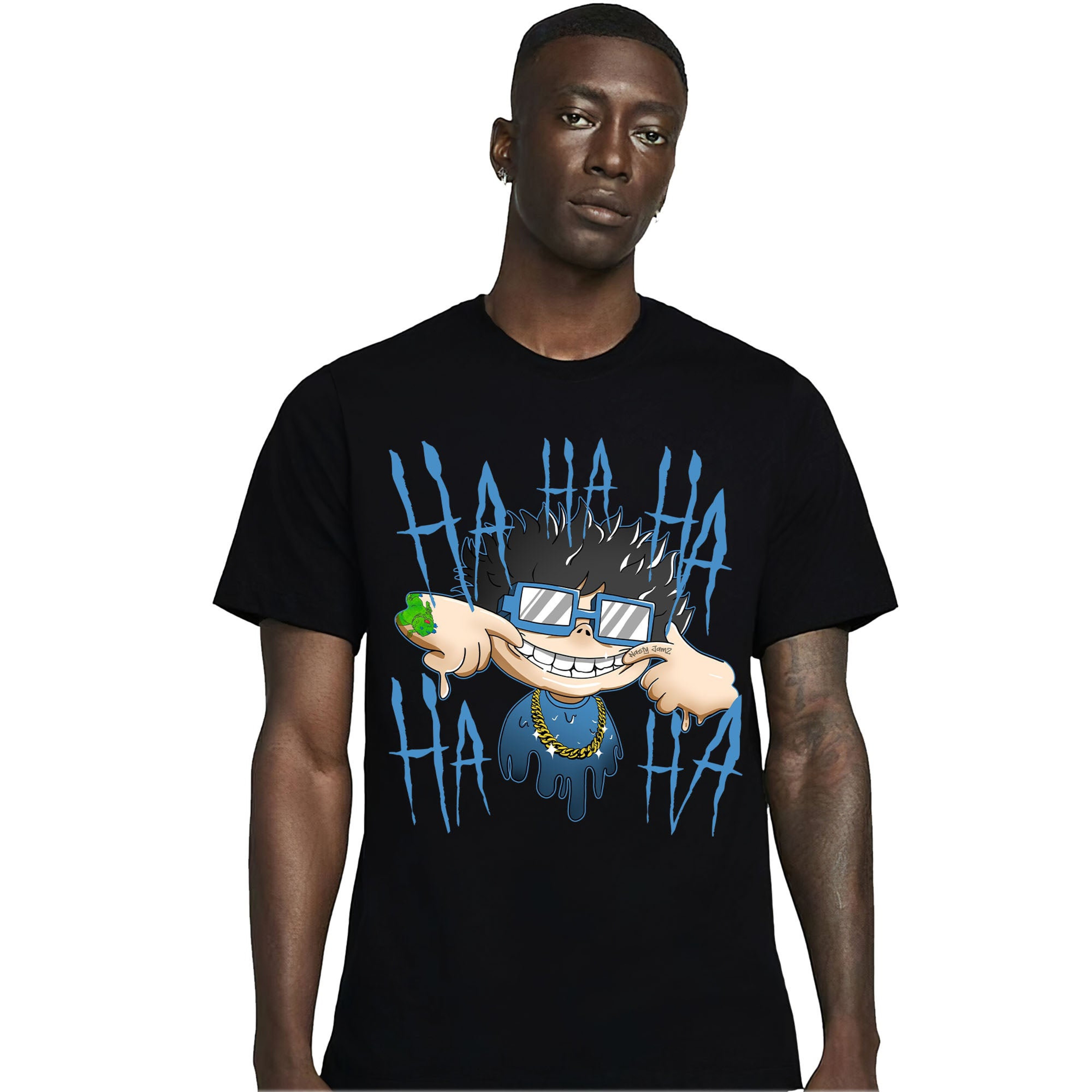 Jordan 13 Black University Blue Unisex Shirt We Are All Clown, Shirt To Match Sneaker