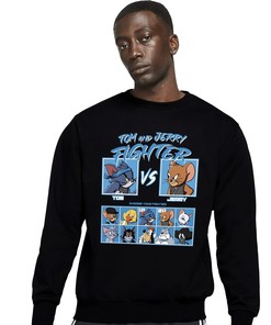 Jordan 13 Black University Blue Unisex Sweatshirt, Hoodie, Cat And Mouse Fighter, Shirt To Match Sneaker