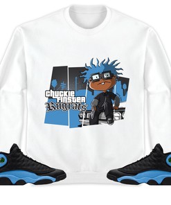 Jordan 13 Black University Blue Unisex Sweatshirt, Hoodie GTA, Shirt To Match Sneaker