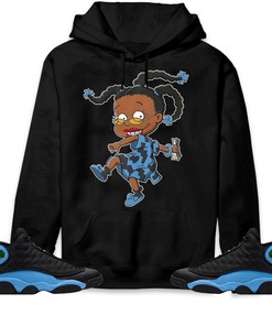 Jordan 13 Black University Blue Unisex Sweatshirt, Hoodie Melanin, Shirt To Match Sneaker