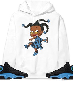 Jordan 13 Black University Blue Unisex Sweatshirt, Hoodie Melanin, Shirt To Match Sneaker