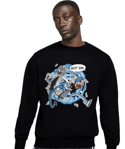 Jordan 13 Black University Blue Unisex Sweatshirt, Hoodie Rick Got Em, Shirt To Match Sneaker