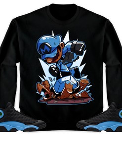 Jordan 13 Black University Blue Unisex Sweatshirt, Hoodie Super MRO Got Em, Shirt To Match Sneaker
