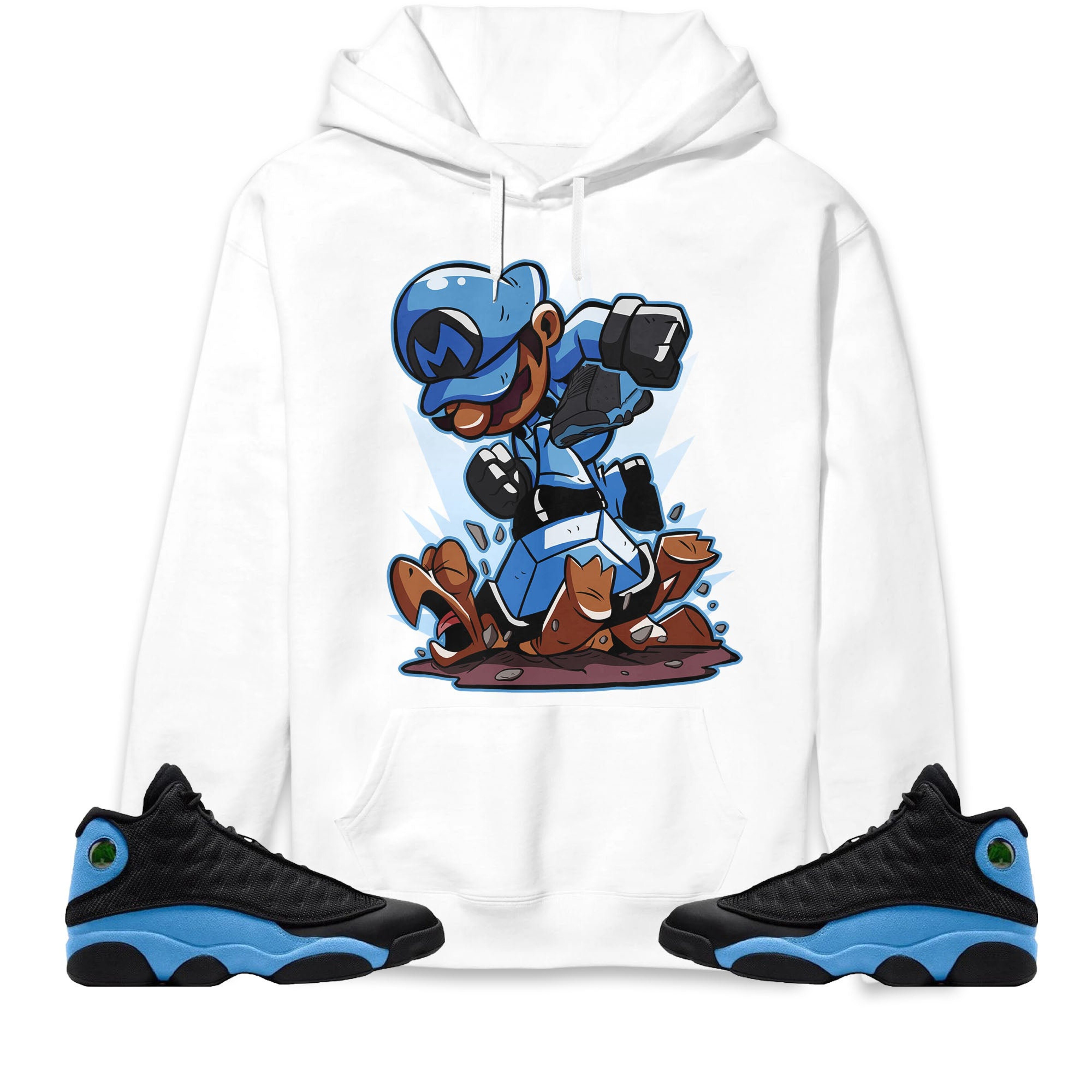 Jordan 13 Black University Blue Unisex Sweatshirt, Hoodie Super MRO Got Em, Shirt To Match Sneaker