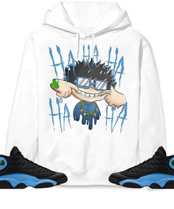 Jordan 13 Black University Blue Unisex Sweatshirt, Hoodie We Are All Clown, Shirt To Match Sneaker