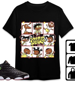 Jordan 13 Playoffs Unisex Shirt 90s Cartoon, Shirt To Match Sneaker