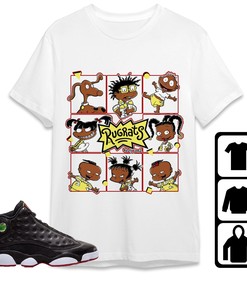 Jordan 13 Playoffs Unisex Shirt 90s Cartoon, Shirt To Match Sneaker