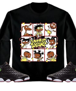 Jordan 13 Playoffs Unisex Sweatshirt, Hoodie 90s Cartoon, Shirt To Match Sneaker