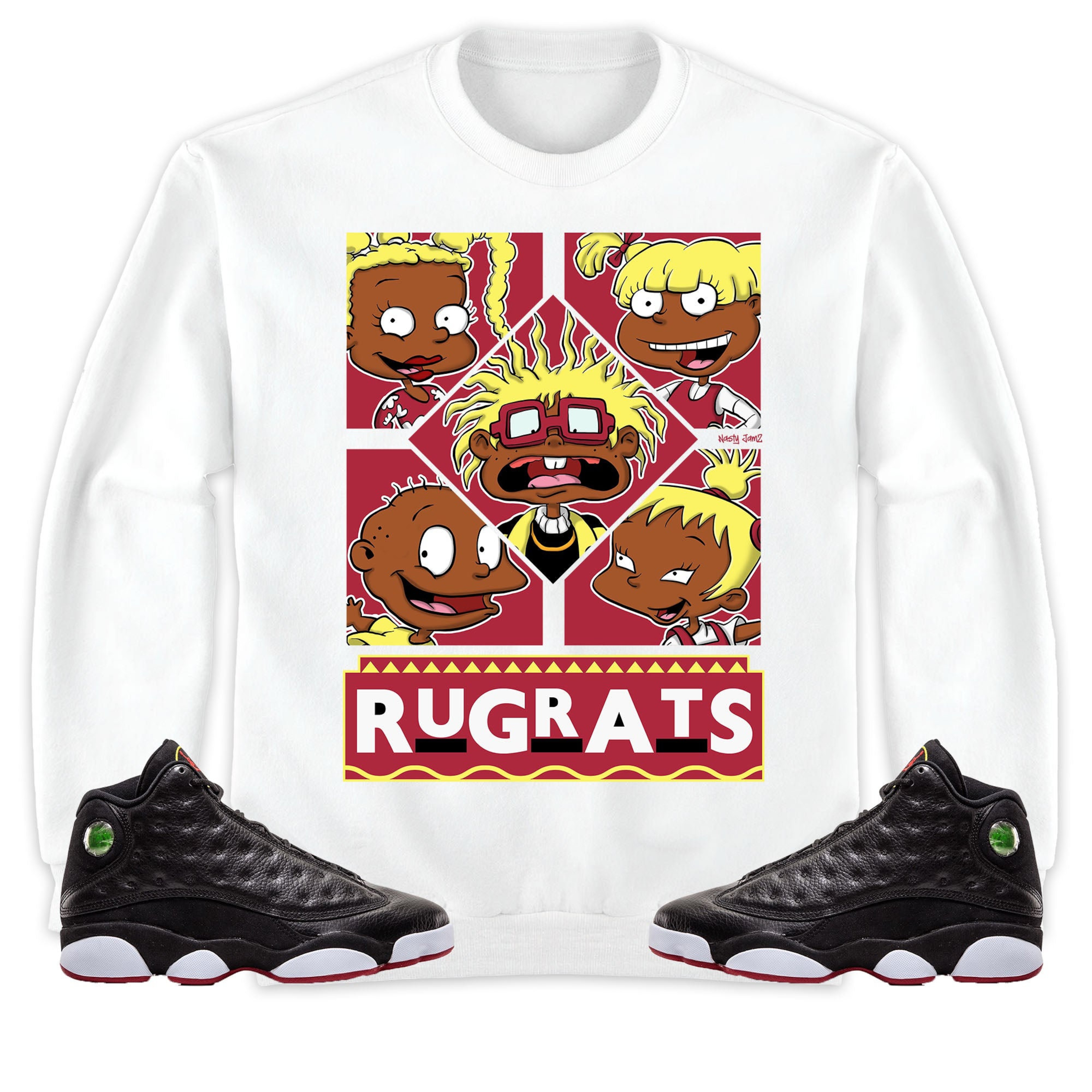 Jordan 13 Playoffs Unisex Sweatshirt, Hoodie 90s TV Style, Shirt To Match Sneaker
