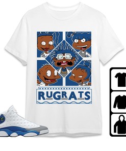 Jordan 13 Retro French Blue Unisex Shirt 90s TV Style, Shirt To Match Sneaker