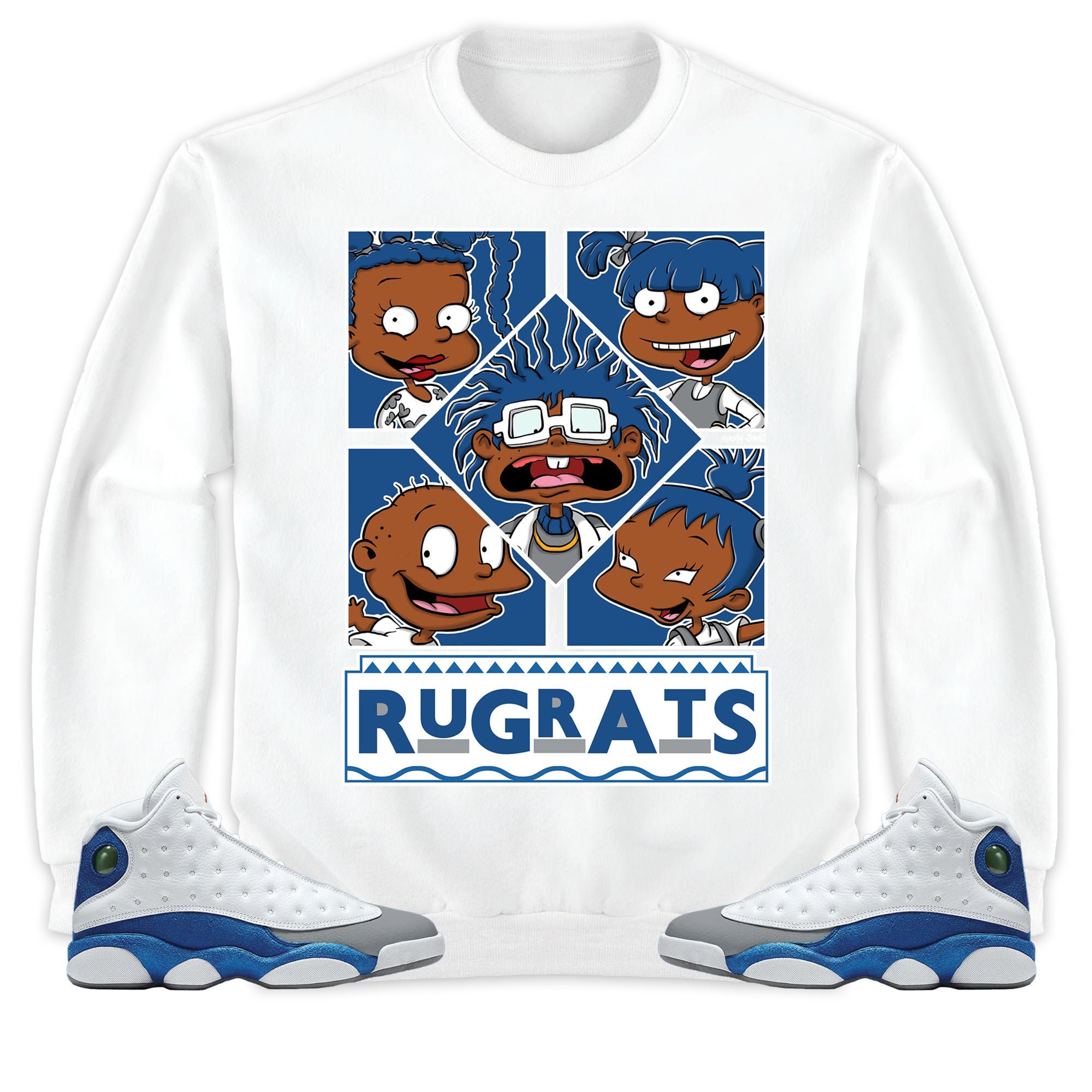 Jordan 13 Retro French Blue Unisex Shirt 90s TV Style, Shirt To Match Sneaker