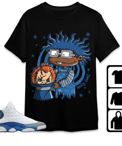 Jordan 13 Retro French Blue Unisex Shirt Black Magic, Shirt To Match Sneaker