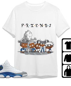 Jordan 13 Retro French Blue Unisex Shirt Friends, Shirt To Match Sneaker