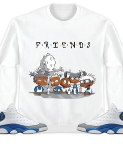 Jordan 13 Retro French Blue Unisex Shirt Friends, Shirt To Match Sneaker