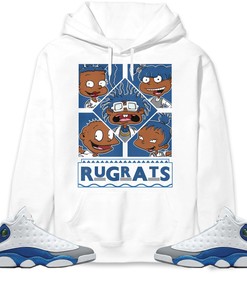 Jordan 13 Retro French Blue Unisex Sweatshirt, Hoodie 90s TV Style, Shirt To Match Sneaker