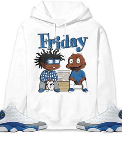 Jordan 13 Retro French Blue Unisex Sweatshirt, Hoodie Friday, Shirt To Match Sneaker