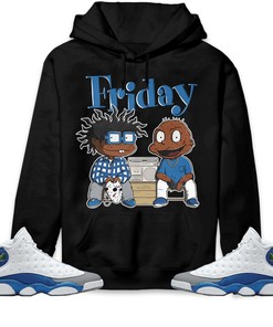 Jordan 13 Retro French Blue Unisex Sweatshirt, Hoodie Friday, Shirt To Match Sneaker