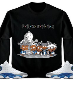 Jordan 13 Retro French Blue Unisex Sweatshirt, Hoodie Friends, Shirt To Match Sneaker