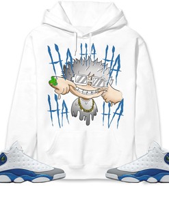 Jordan 13 Retro French Blue Unisex Sweatshirt, Hoodie We Are All Clown, Shirt To Match Sneaker