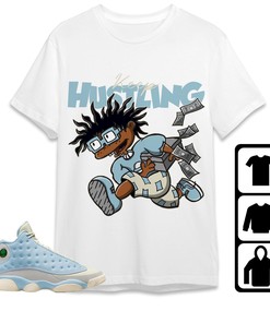 Jordan 13 SoleFly Unisex Shirt Keep Hustling, Shirt To Match Sneaker
