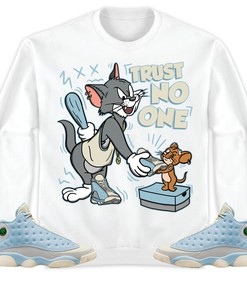 Jordan 13 SoleFly Unisex Shirt Trust No One Cat And Mouse, Shirt To Match Sneaker