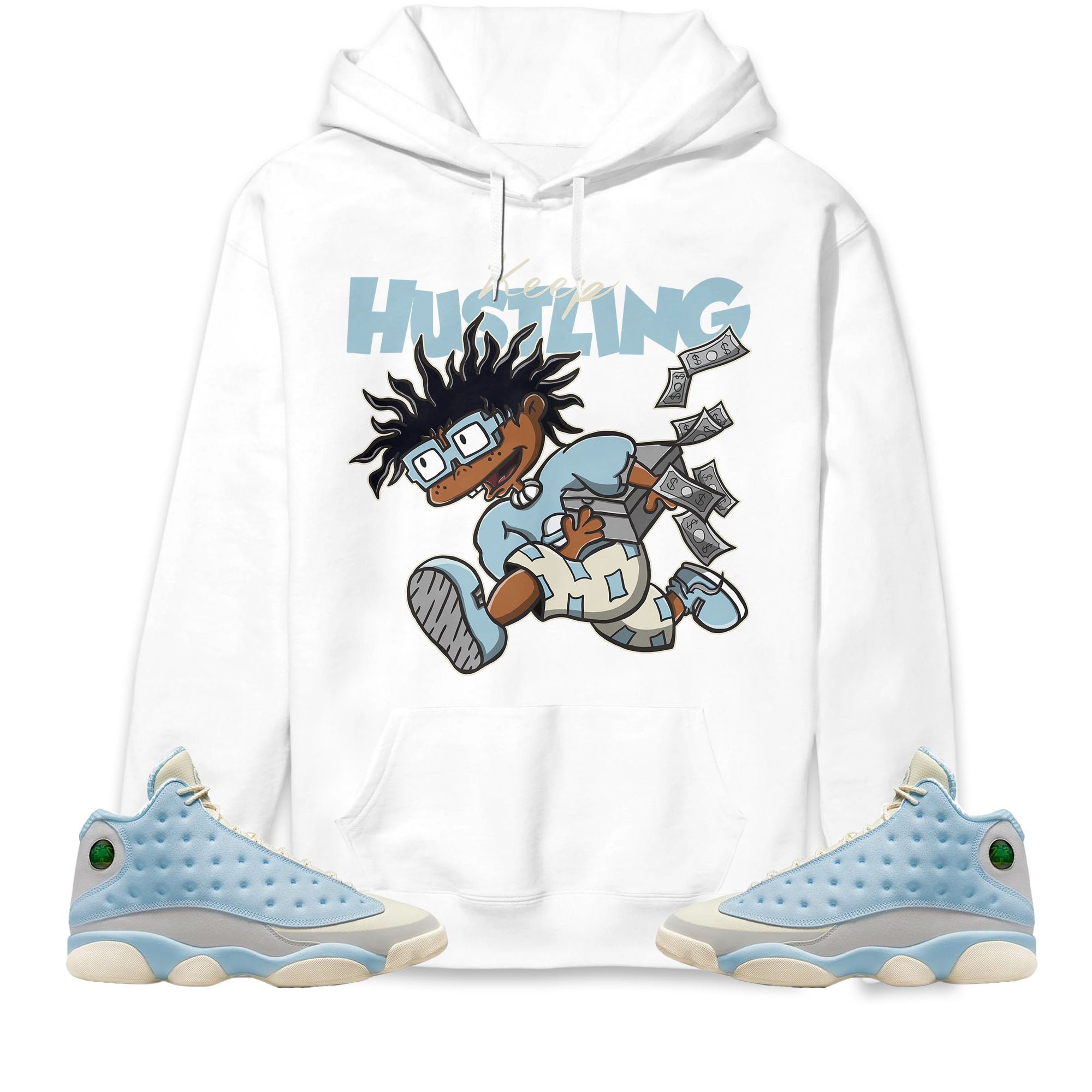 Jordan 13 SoleFly Unisex Sweatshirt, Hoodie Keep Hustling, Shirt To Match Sneaker