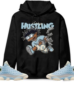 Jordan 13 SoleFly Unisex Sweatshirt, Hoodie Keep Hustling, Shirt To Match Sneaker