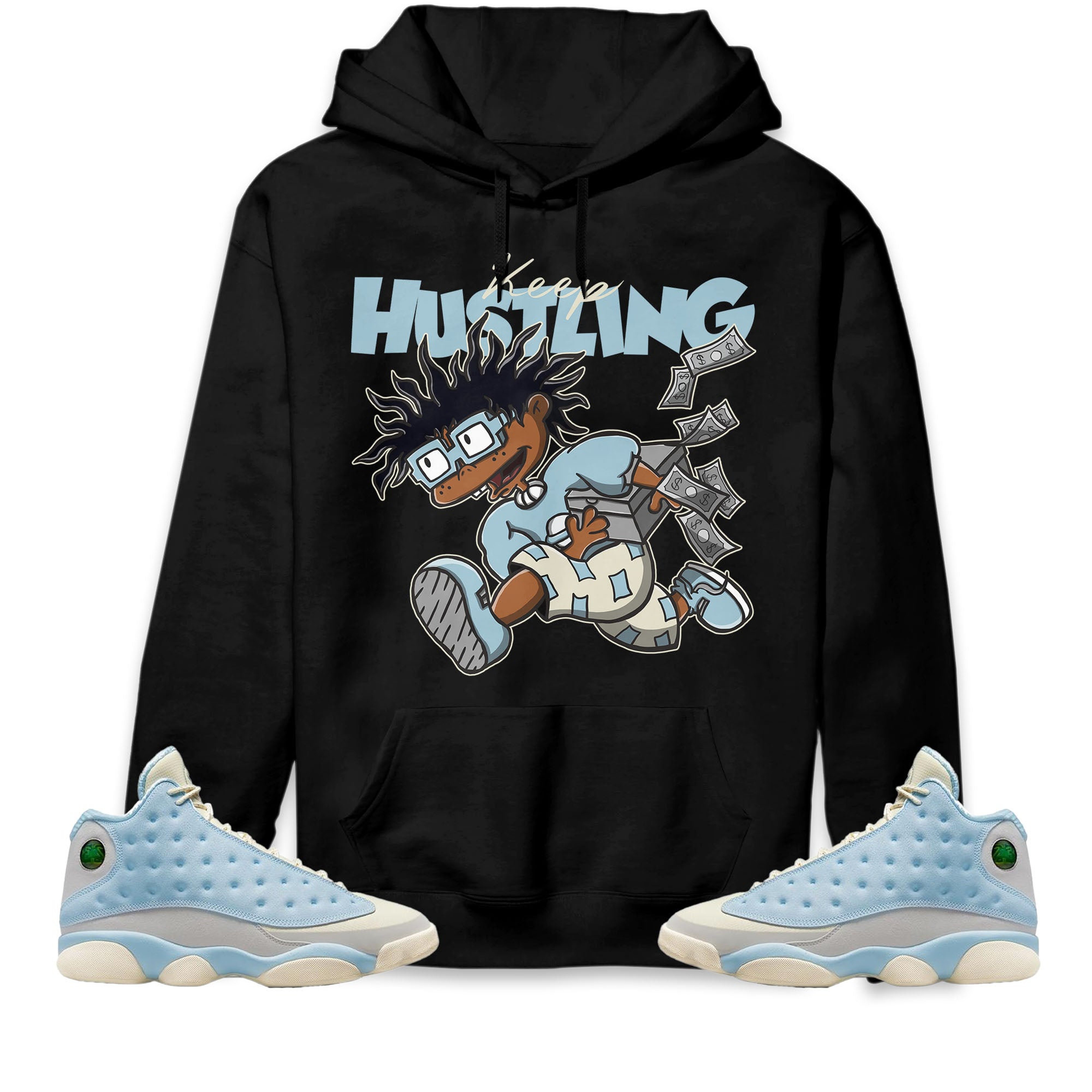 Jordan 13 SoleFly Unisex Sweatshirt, Hoodie Keep Hustling, Shirt To Match Sneaker