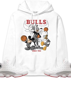 Jordan 13 Wolf Grey Unisex Sweatshirt, Hoodie Shirts Disney Basketball, Shirt To Match Sneaker