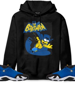 Jordan 14 Laney Unisex Sweatshirt, Hoodie Shirts Bartman Simpson, Shirt To Match Sneaker