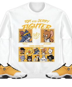 Jordan 14 Retro Ginger 2022 Unisex Sweatshirt, Hoodie, Cat And Mouse Fighter, Shirt To Match Sneaker