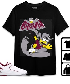 Jordan 2 Low Cherrywood Unisex Shirt, Hoodie Sweatshirt Bartman Simpson, Shirt To Match Sneaker