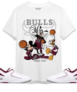Jordan 2 Low Cherrywood Unisex Shirt, Hoodie Sweatshirt Disney Basketball, Shirt To Match Sneaker