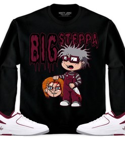 Jordan 2 Low Cherrywood Unisex Sweatshirt, Hoodie Shirts Chuckie Big Steppa, Shirt To Match Sneaker