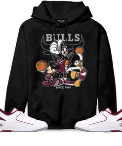Jordan 2 Low Cherrywood Unisex Sweatshirt, Hoodie Shirts Disney Basketball, Shirt To Match Sneaker