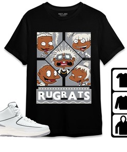 Jordan 2 Neutral Grey Unisex Shirt 90s TV Style, Shirt To Match Sneaker