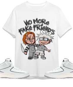 Jordan 2 Neutral Grey Unisex Shirt Chuk No More Fake Friends, Shirt To Match Sneaker