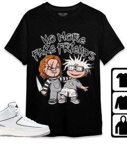 Jordan 2 Neutral Grey Unisex Shirt Chuk No More Fake Friends, Shirt To Match Sneaker