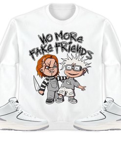 Jordan 2 Neutral Grey Unisex Shirt Chuk No More Fake Friends, Shirt To Match Sneaker
